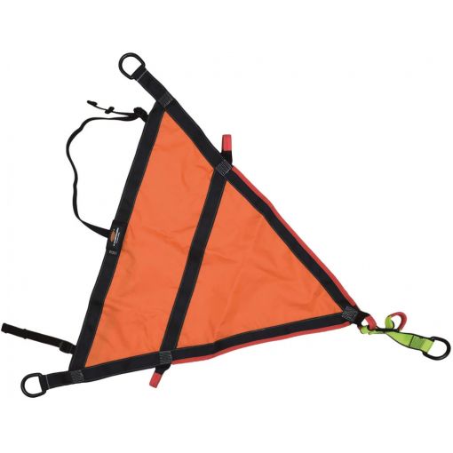 Mentőhurok, háromszög alakú szövet ülőkendővel, EN1498B szerint, Christopherus | Biztosítás, mentés, kimentés