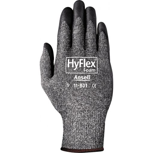 Mechanikai kesztyű, tenyérmártott, HyFlex® Foam 11-801 | Szerelő védőkesztyűk